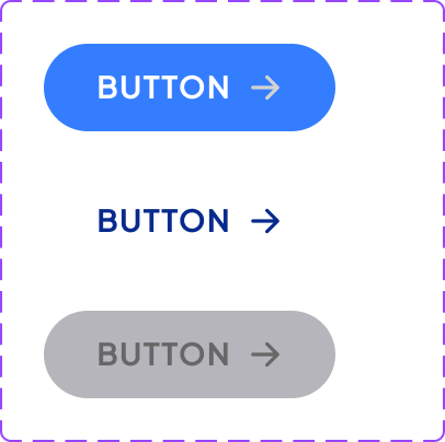 Button component set from the GVRN Figma file