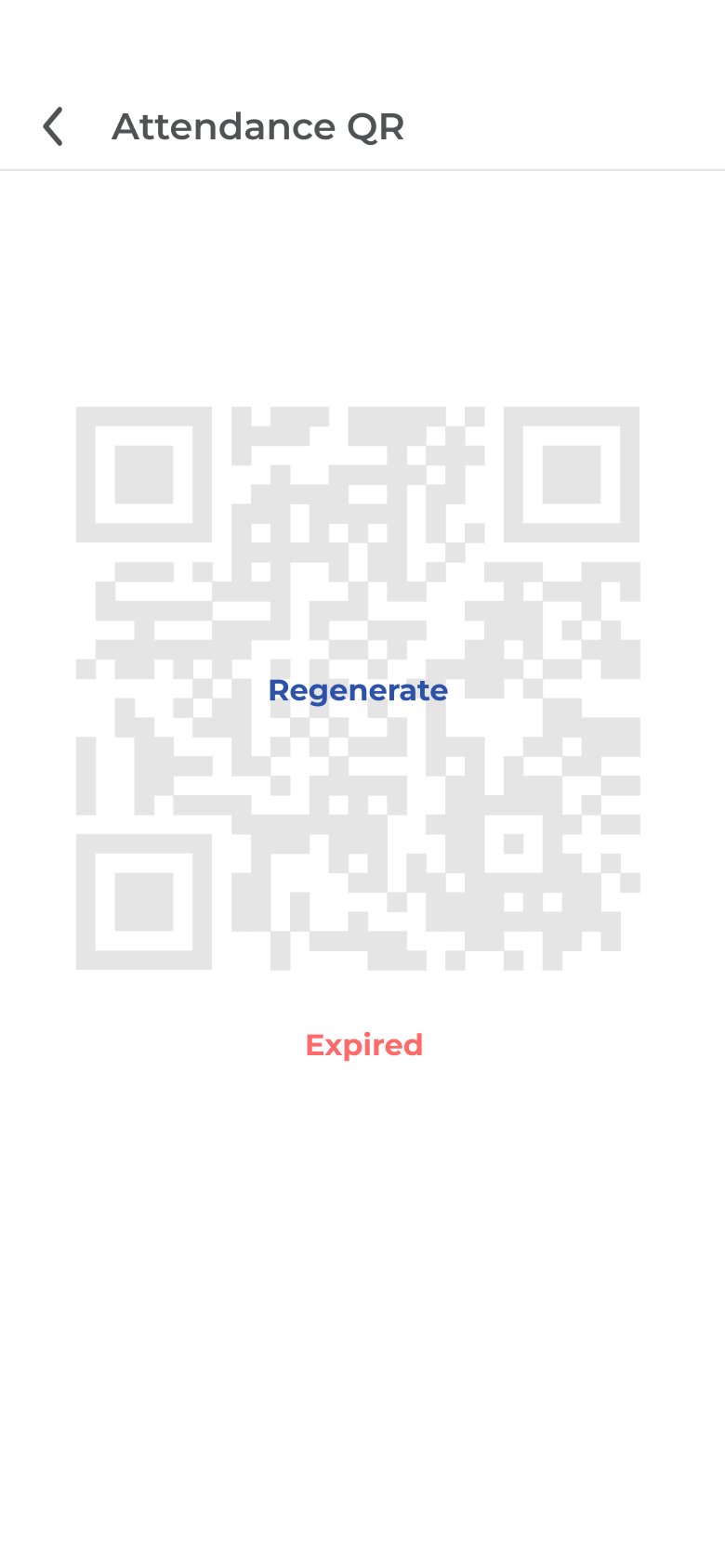 Attendance QR check-in